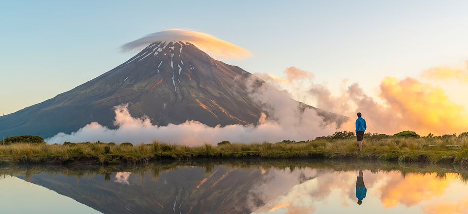 Montagne avec des nuages