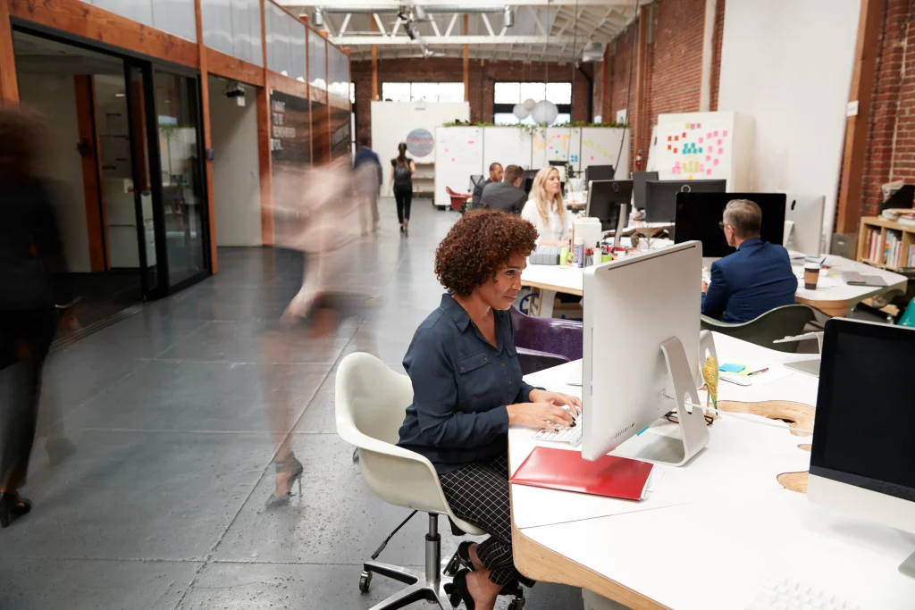 bureau ouvert moderne